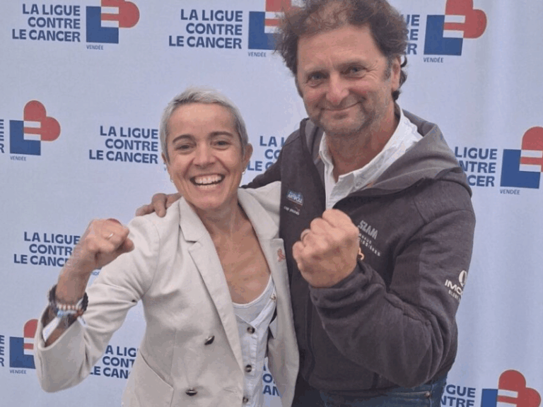 Séverine Guérif et Arnaud Boissières, ambassadeurs de la Ligue contre le cancer de Vendée, unis pour transmettre un message de prévention et d’espoir face à la maladie. Crédits photo actu.fr